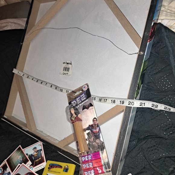 Fantastic Fun 20in MARVEL Canvas Poster-Vintage WonderWoman PEZ-Superman - Picture 6 of 8